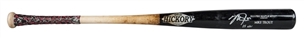 2015 Mike Trout Game Used, Signed & Inscribed Old Hickory MT27* Model Bat (PSA/DNA GU 10 & Anderson LOA)
